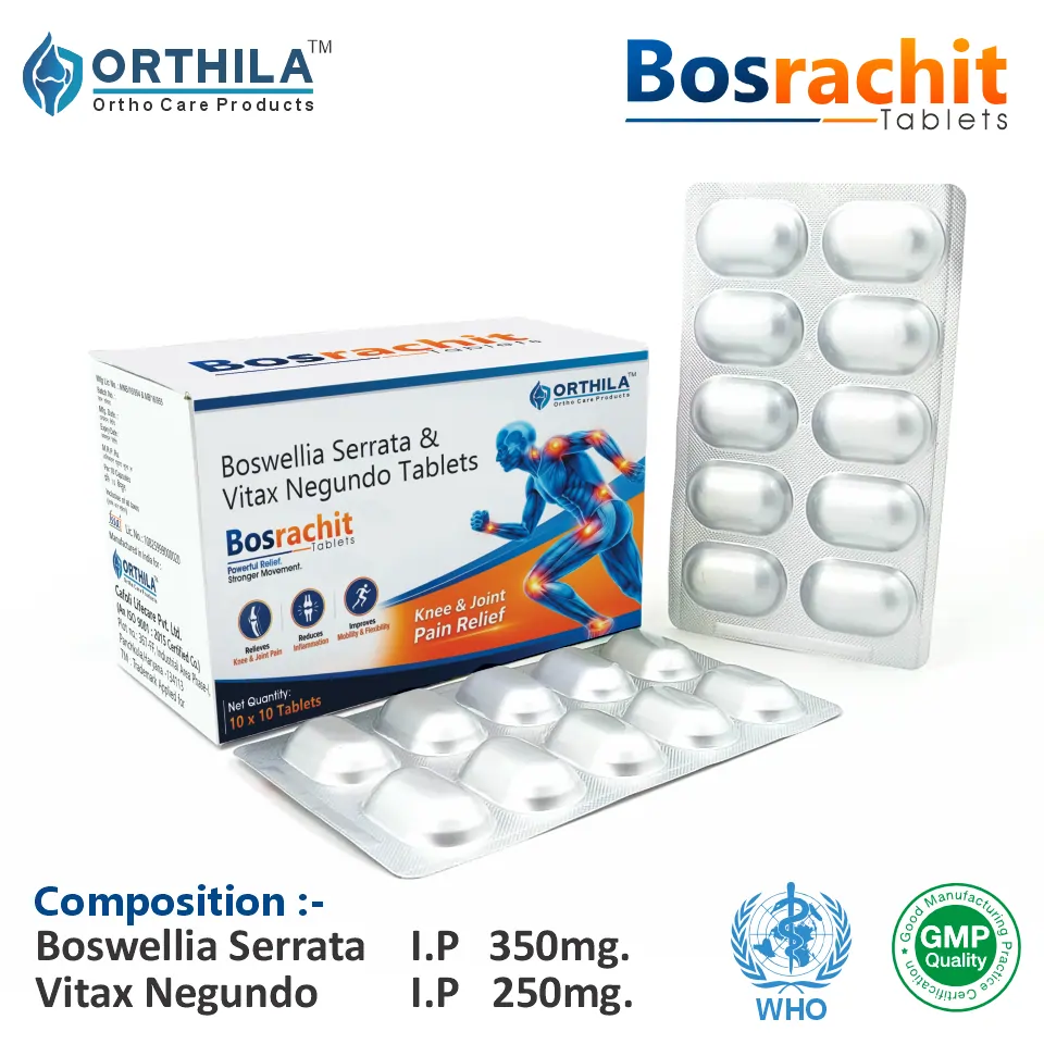 Boswellia Serrata 350mg + Vitax Negundo 250mg Tablet at Best Price in PCD Medical Pharma for Joint Health